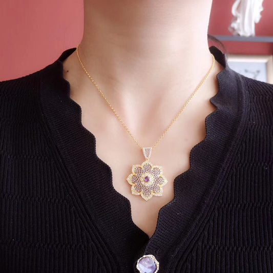 Luftige Blumenkette 6190