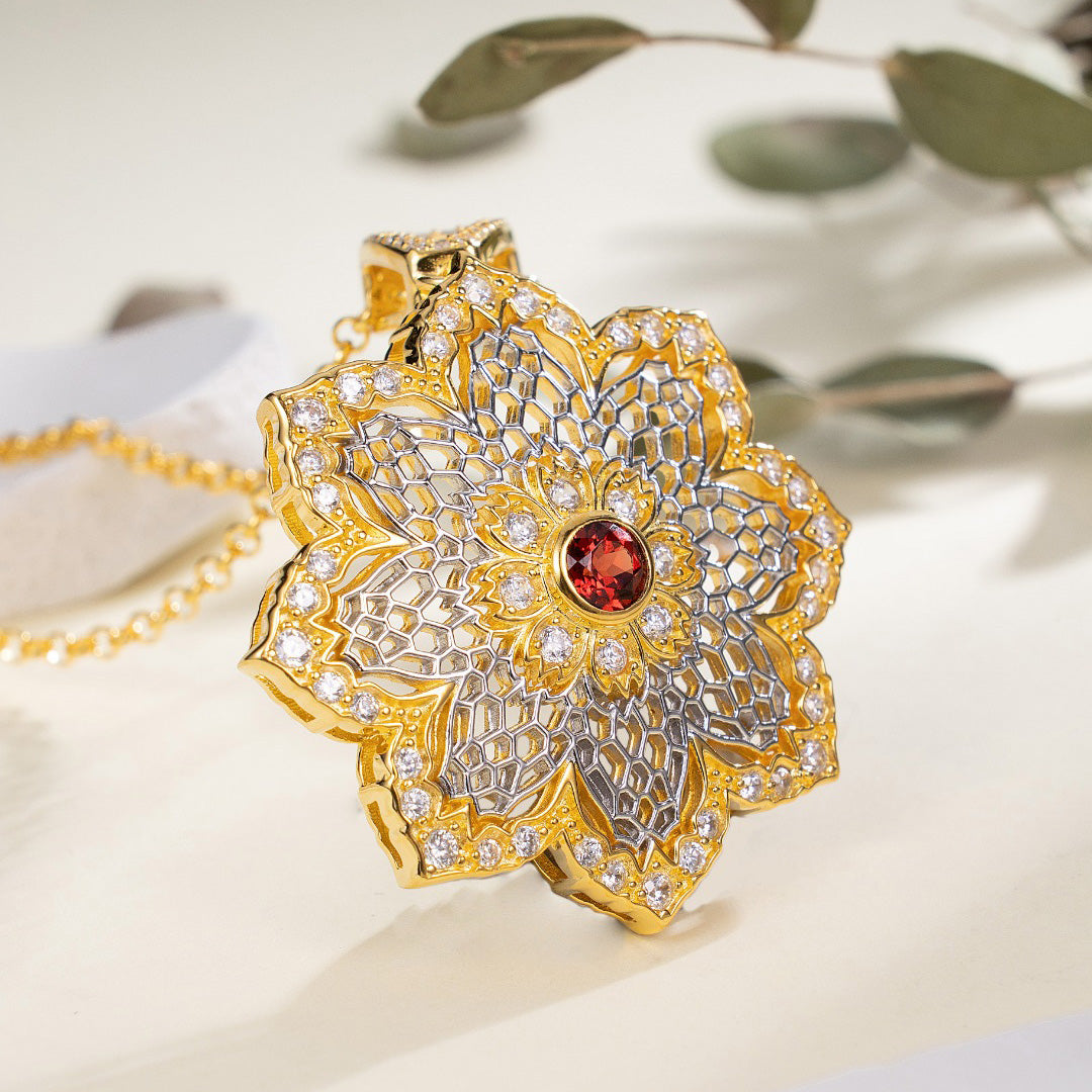 Luftige Blumenkette 6190