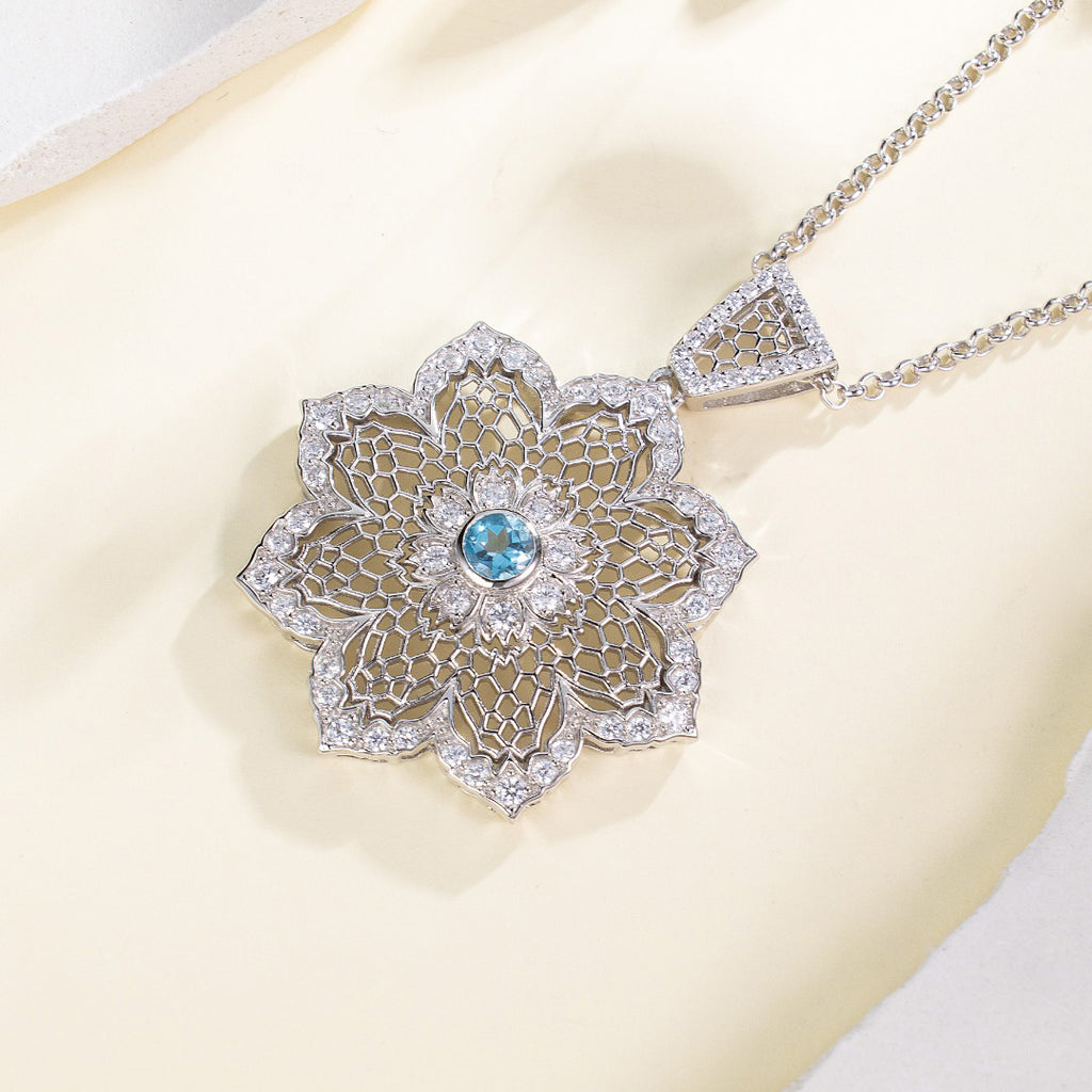 Luftige Blumenkette 6190