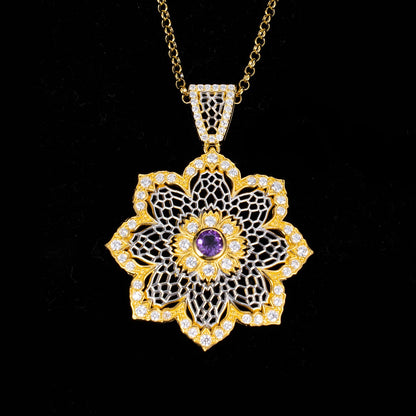 Luftige Blumenkette 6190