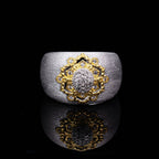 Topas-Blumen-Seidenring 6191