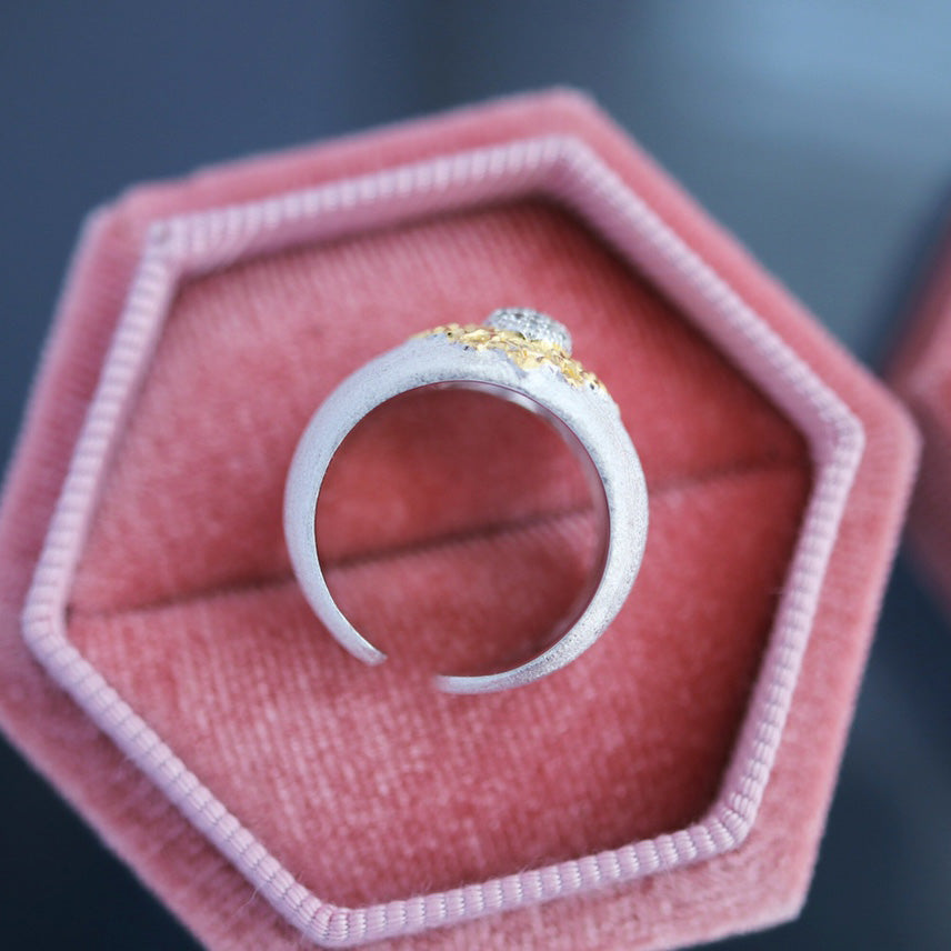 Topas-Blumen-Seidenring 6191
