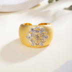 Topas-Blumen-Seidenring 6191