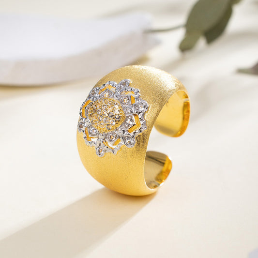 Topas-Blumen-Seidenring 6191