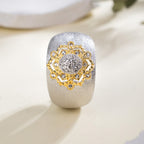 Topas-Blumen-Seidenring 6191