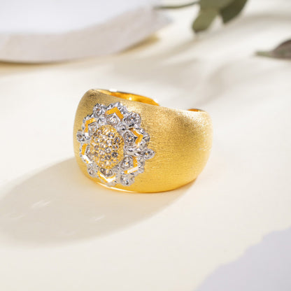Topas-Blumen-Seidenring 6191