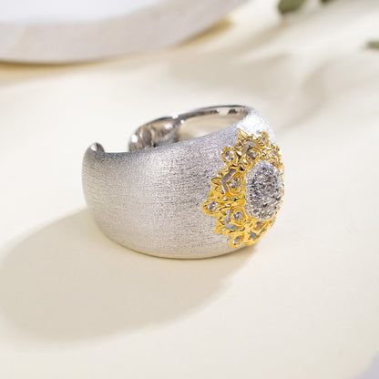 Topas-Blumen-Seidenring 6191