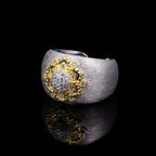 Topas-Blumen-Seidenring 6191
