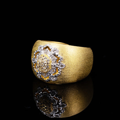 Topas-Blumen-Seidenring 6191