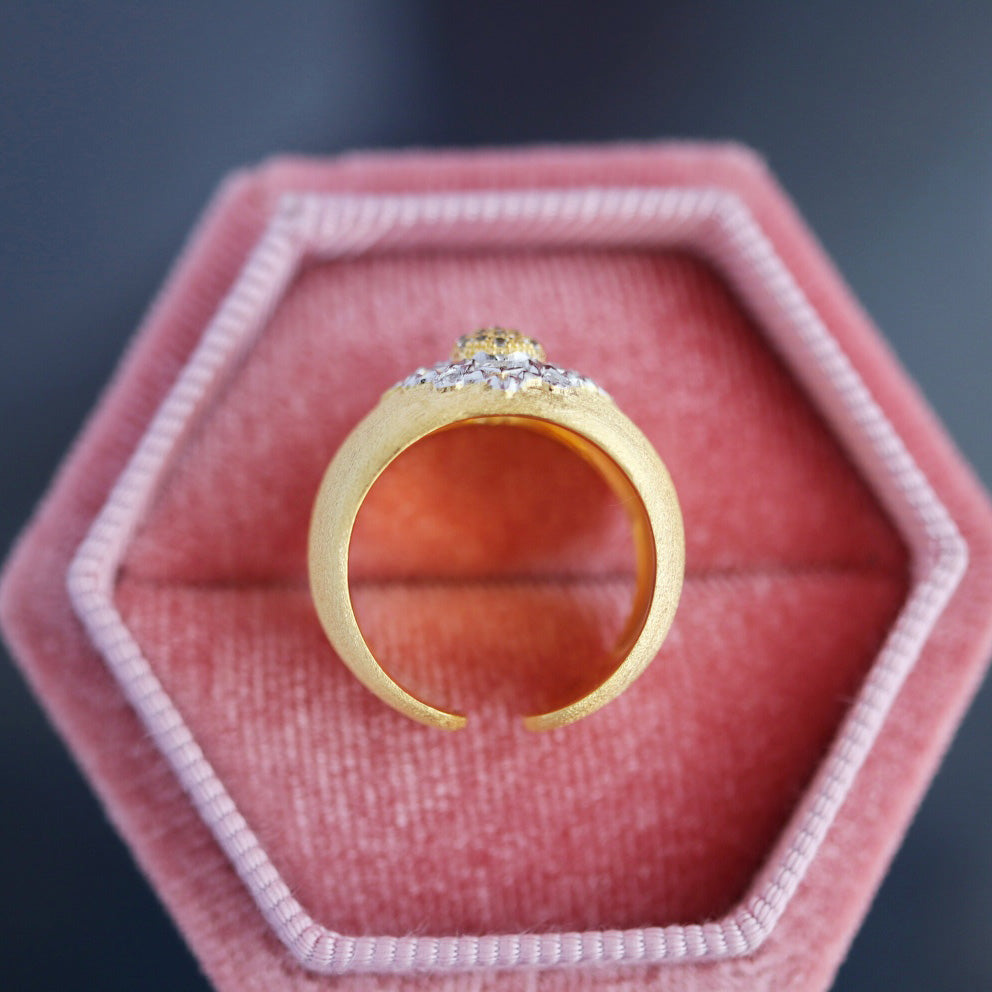 Topas-Blumen-Seidenring 6191