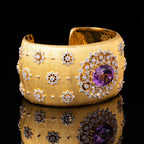 Natürliches Amethyst-Blumenarmband 6206