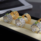 Filigraner Ring aus natürlichem Topasseil 6219