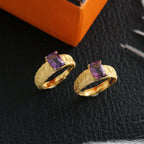 Natürlicher Kristall-Seidenring 6233