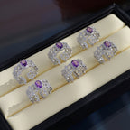 Filigranring mit floralem Laubsägewerk 6240