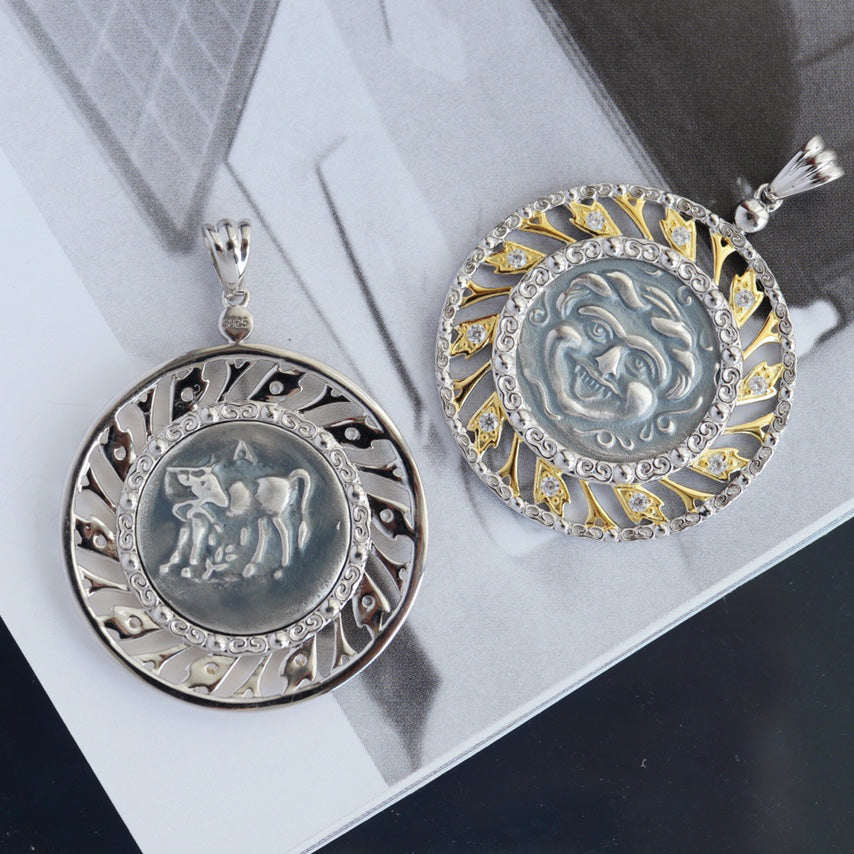 Apollo-Münzen-Filigrananhänger 6295