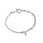 Dickes Perlenarmband mit Kabelkette B1004