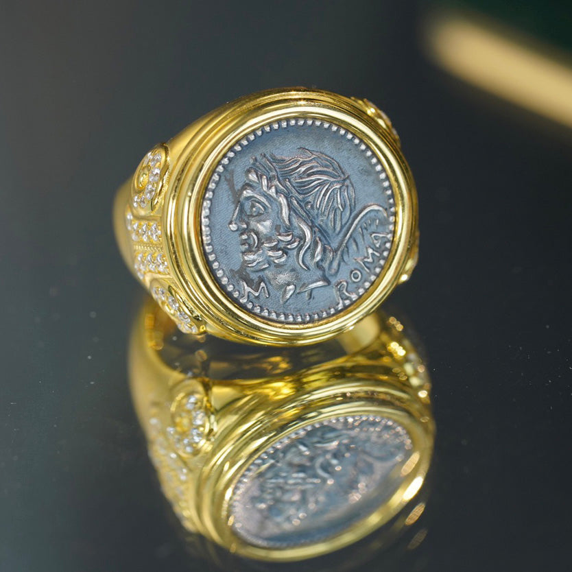 Römischer Münzring Herakles 6337