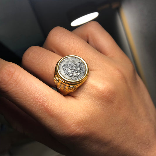Römischer Münzring Herakles 6337