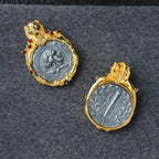 Römischer Münzanhänger mit Löwenrahmen 6339