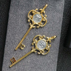 Filigraner Schlüsselanhänger mit römischer Münze 6340