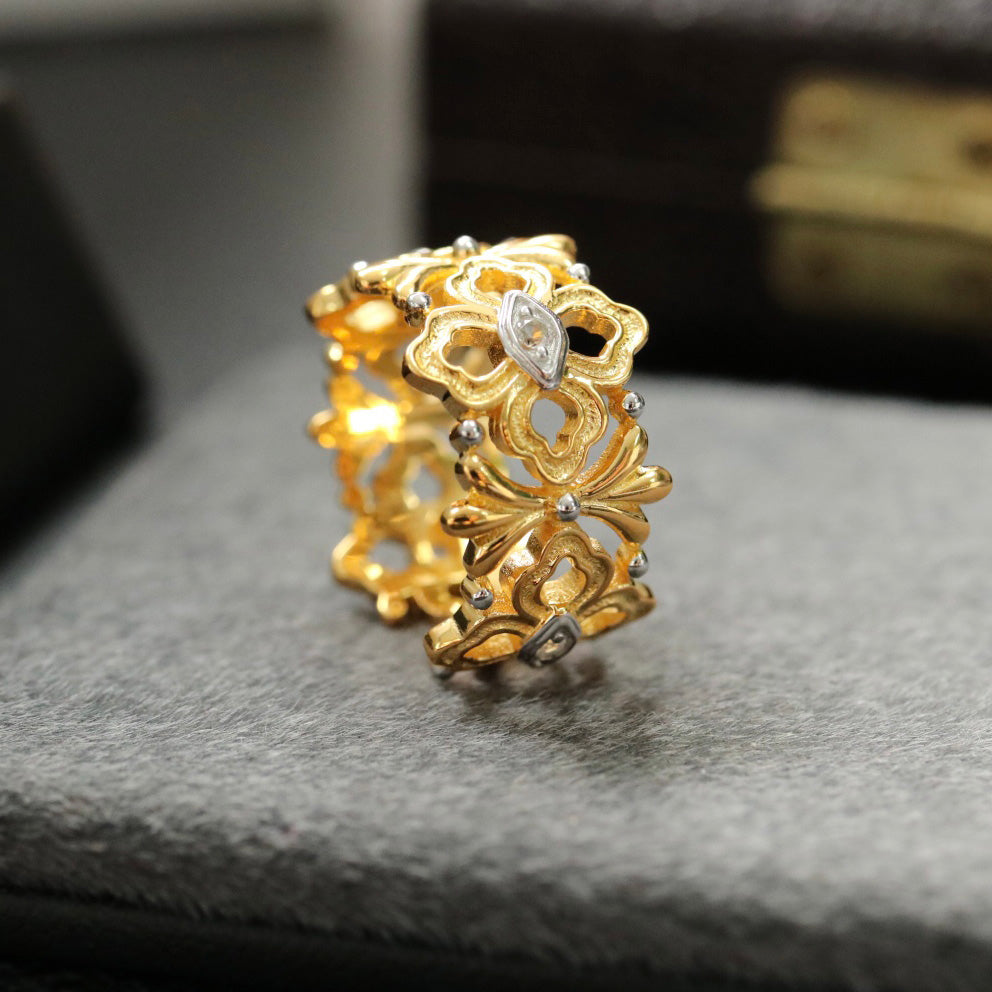 Floraler Filigranring 6375