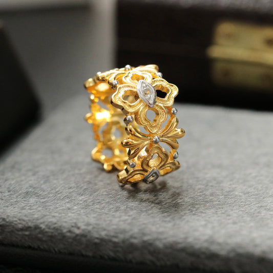 Floraler Filigranring 6375