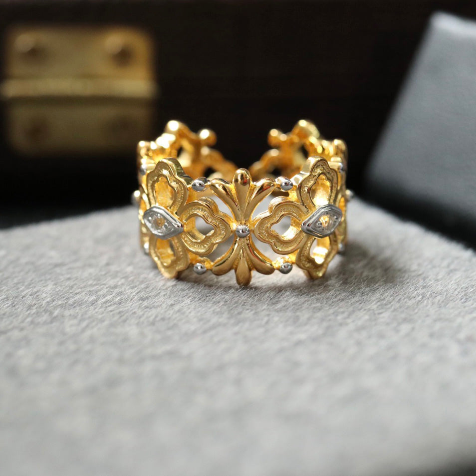 Floraler Filigranring 6375