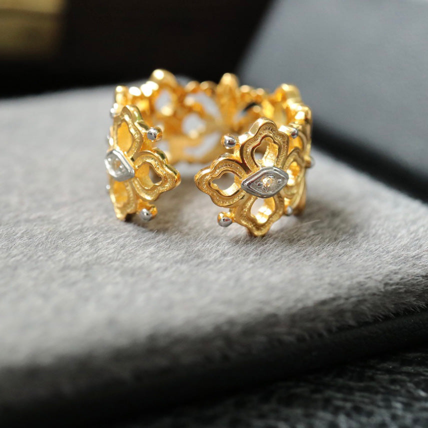 Floraler Filigranring 6375