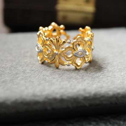 Floraler Filigranring 6375