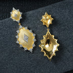 Sternenförmige Laubsägeohrringe 6405