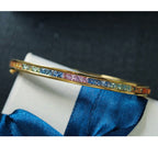 Natürlicher Saphir-Regenbogen-Armreif 6413