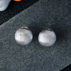 Matte Scheibenohrringe 6420