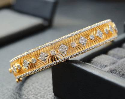 Floraler Filigran-Armreif 6468