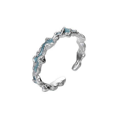 Original Emaille Unregelmäßiger Ring R1177