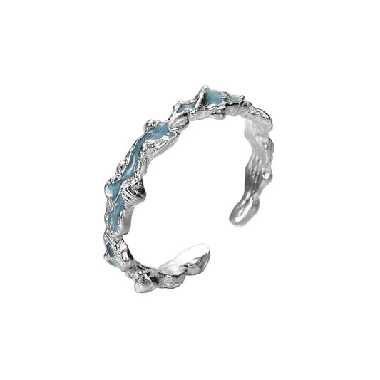 Original Emaille Unregelmäßiger Ring R1177