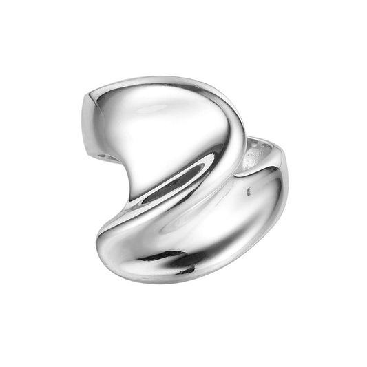 Wirbelnder, klobiger, ungewöhnlicher Ring R1055