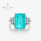Labor-Smaragd-Paraiba-Verlobungsring R0314