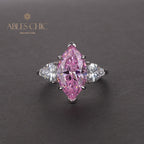 Diamant-Verlobungsring mit 3 Steinen R0313