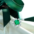 Labor Smaragd Blumenring R0883
