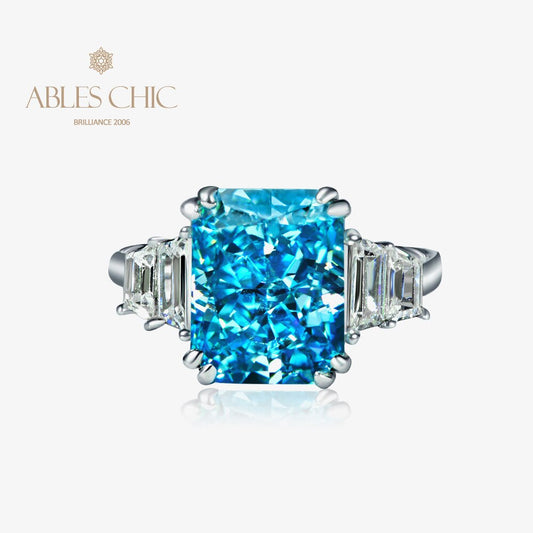Aquamarin-Verlobungsring R1346