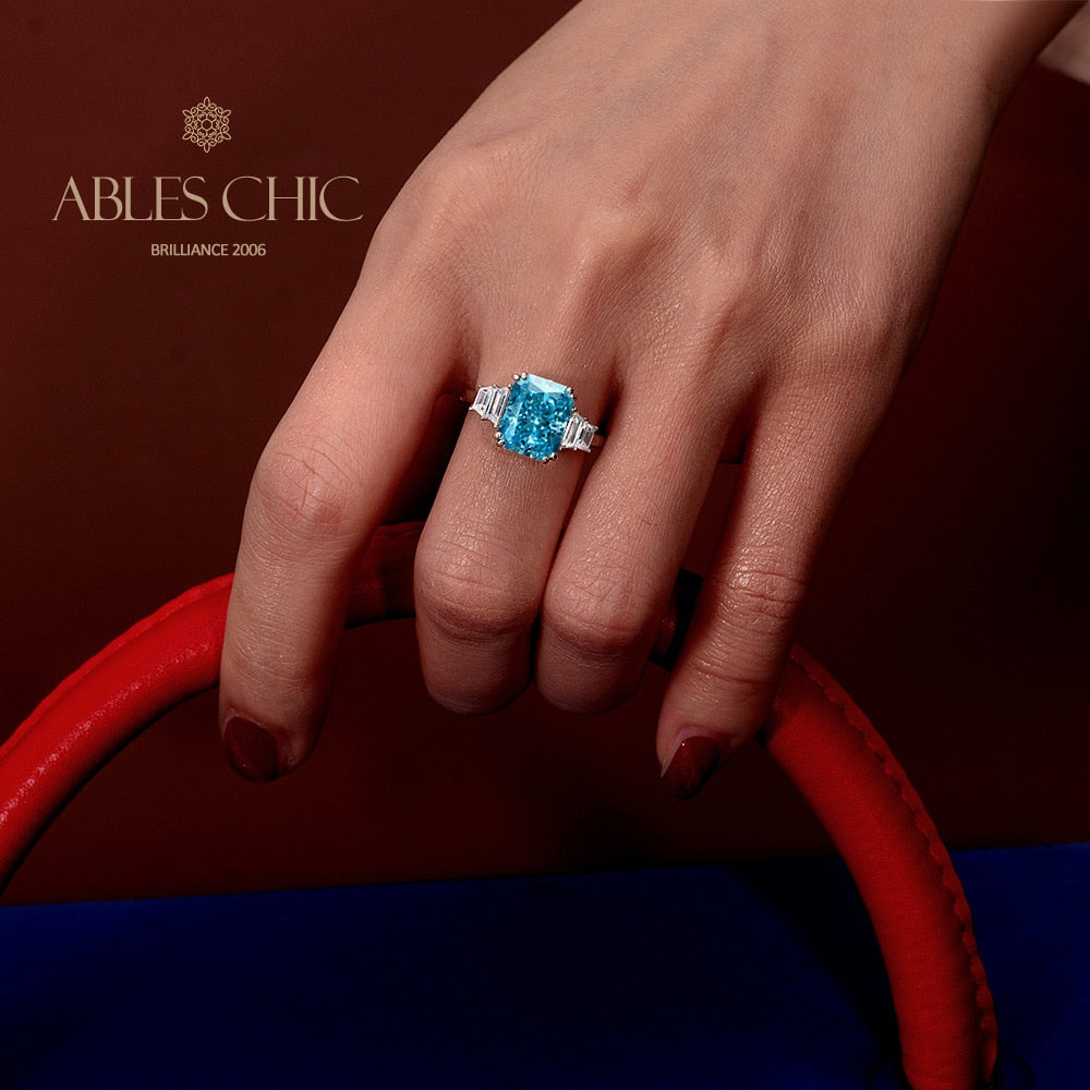 Aquamarin-Verlobungsring R1346