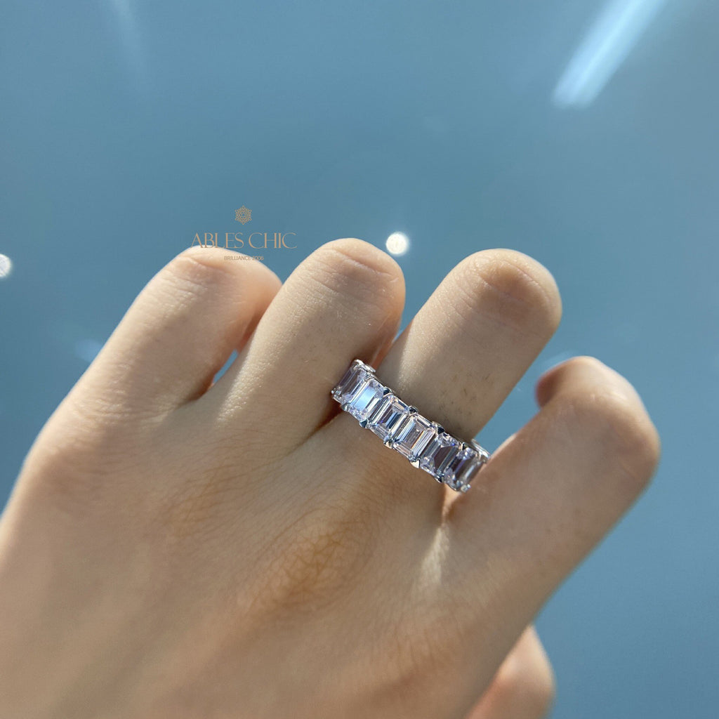 Länglicher Diamant-Ehering R0941