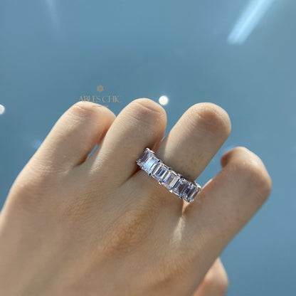 Länglicher Diamant-Ehering R0941