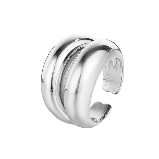Breiter, klobiger Creolenring R1053