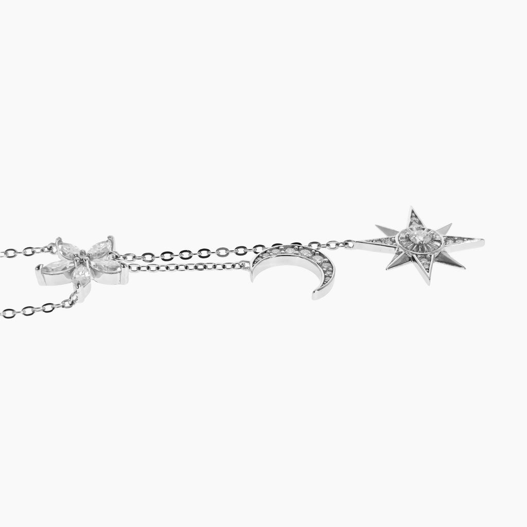 Celestial Moissanite Y-Necklace