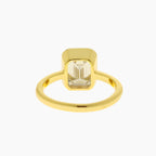 Emerald-Cut Moissanite Ring