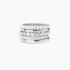 Moissanite Stacking Ring Set