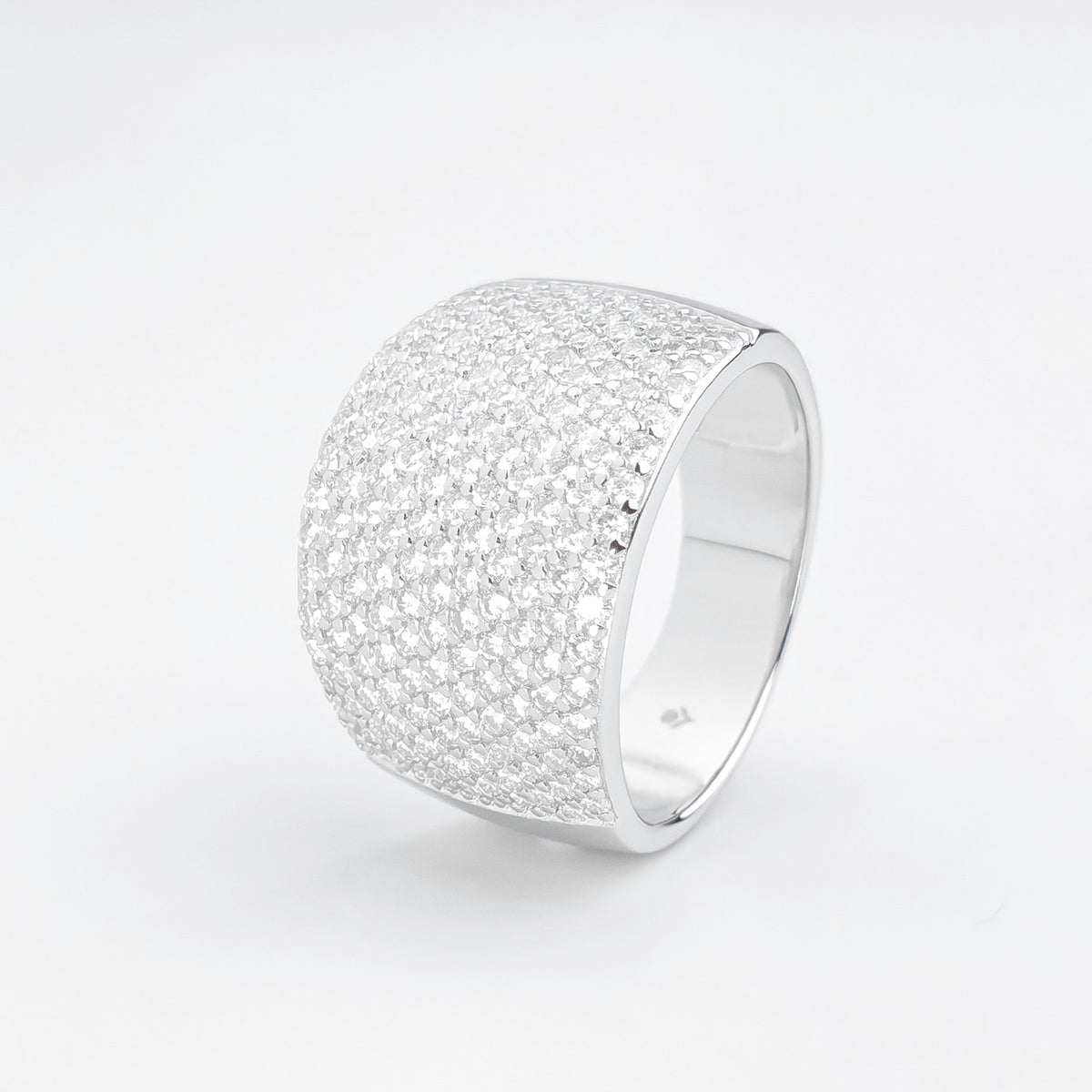 Pavé Radiance Wide Ring