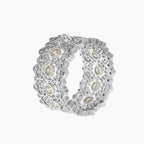 Intricate Lace Wide Band