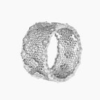 Floral Clusters Mesh Ring